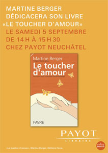 Martine dédicace "Le toucher d'amour"